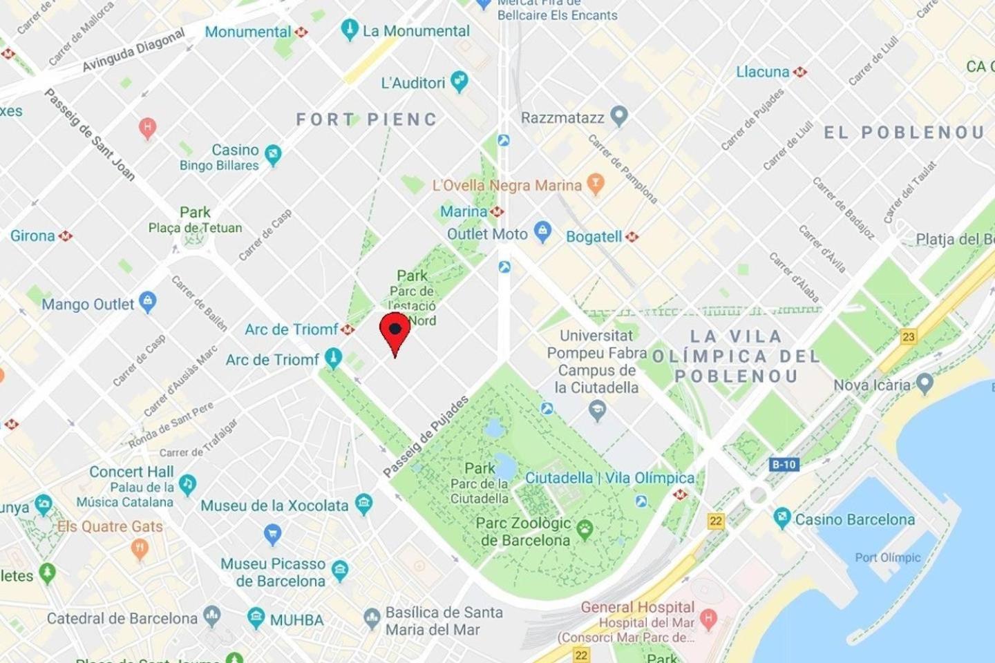 Cozy 2 Bedroom Next To Arc De Triomf Barcelona Eksteriør billede